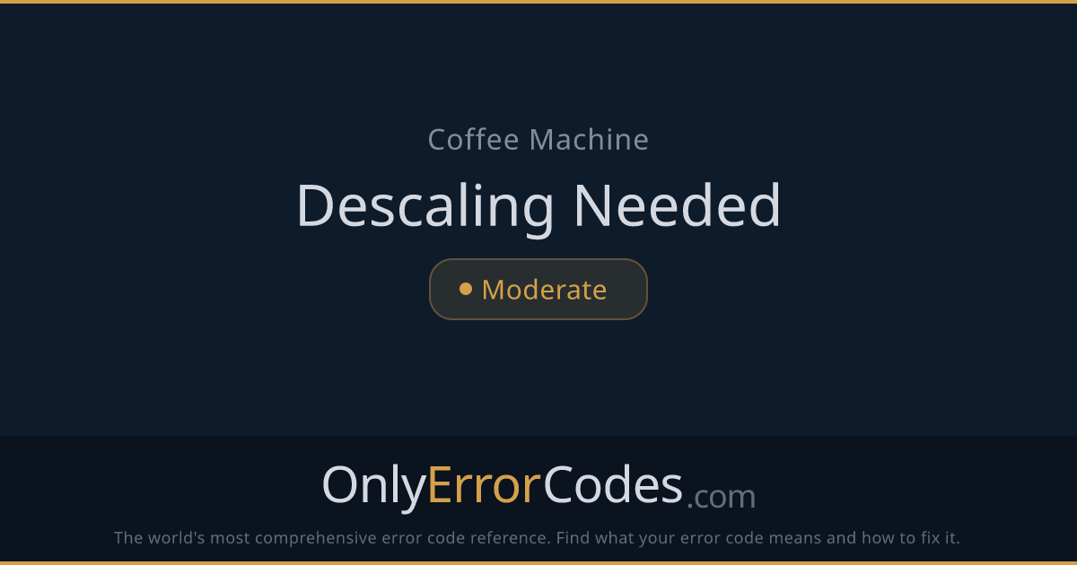 Nespresso Descaling Alert Light On — What It Means & How to Fix It ...