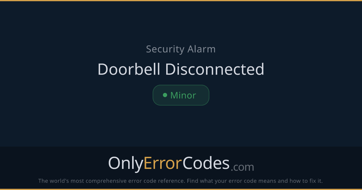 Vivint Doorbell Camera Disconnected — Pro/V3 Camera Fix | OnlyErrorCodes