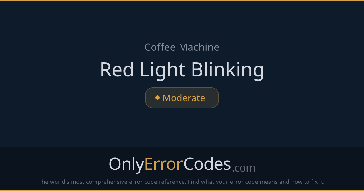 Nespresso Red Light Blinking — What It Means & How to Fix It ...