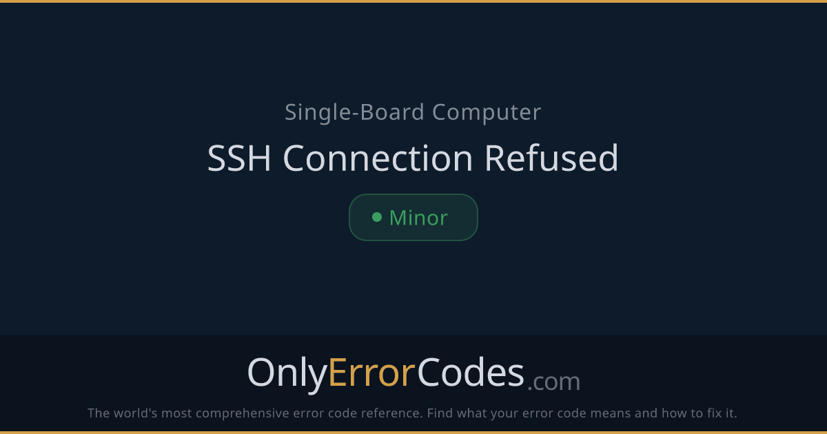 Raspberry Pi SSH Connection Refused — What It Means & How to Fix It ...